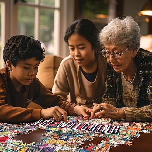 Miniatura 5 de White Mountain Rompecabezas de 1000 piezas para adultos – Diversión familiar – 24 x 30 pulgadas