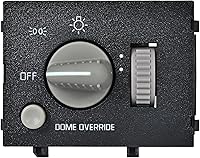 Vista 2 de Interruptor de faro de instrumento, interruptor de control de atenuador, interruptor de lámpara de cúpula compatible con Chevy GMC C1500 C2500 C3500