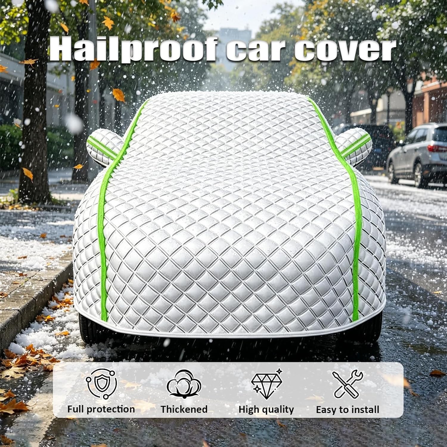 Funda Coche Antigranizo para Kia Sorento SUV | Funda para vehículos de exterior para todo tipo de clima, duradera, a prueba de granizo, ventisca y resistente a los rayos UV
