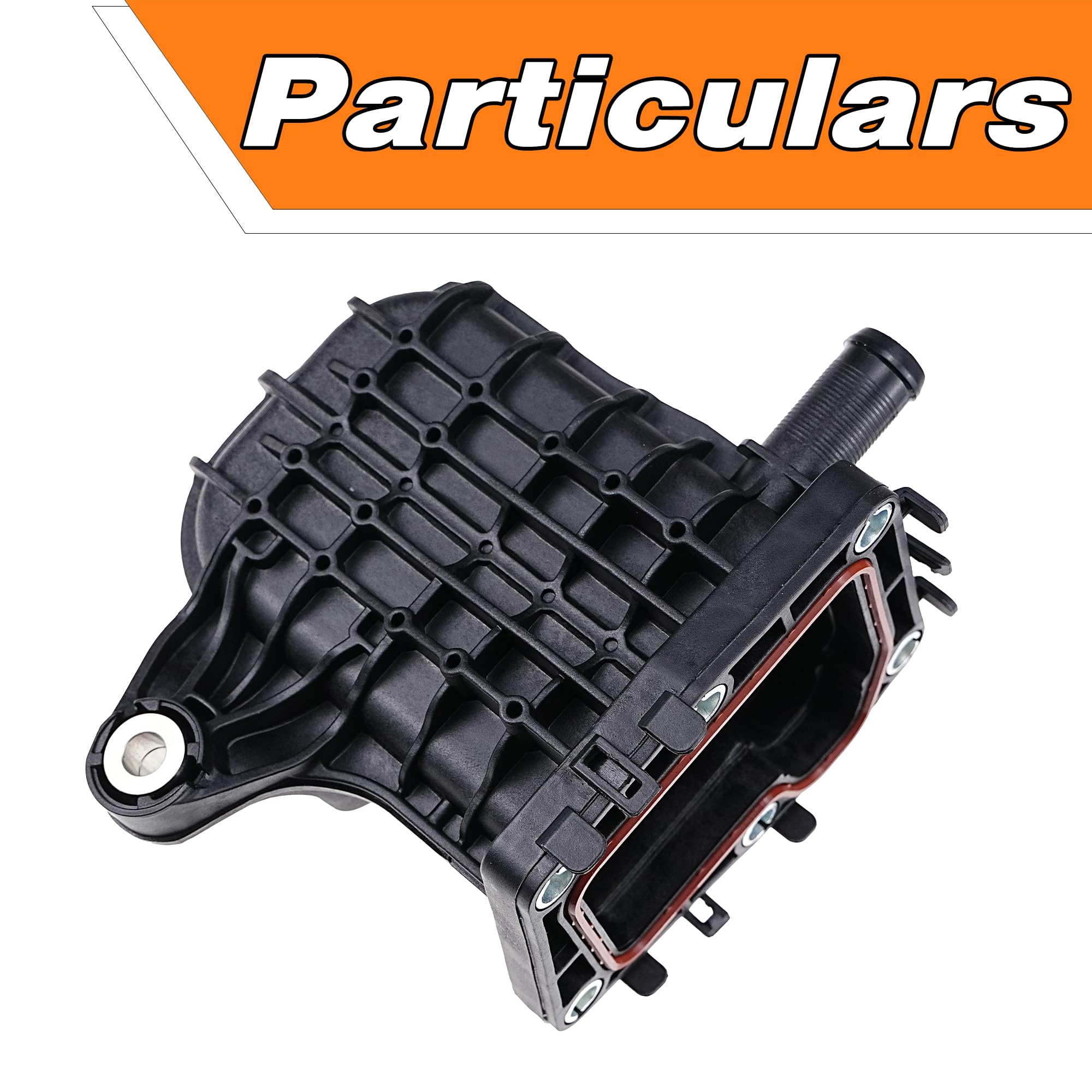 AGR Kühlergehäuse kompatibel für Ford S-MAX Peugeot 308 508, Citroen DS4 DS5 C4 C5, Opel Insignia, für Opel AGR-Ventil. Ersetzt #9807593080 1861749 3553004