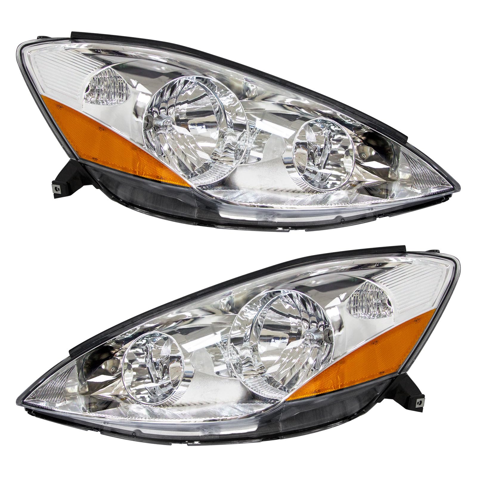 TopAutoGear Headlight Assembly For 2006 2007 2008 2009 2010 Toyota Sienna Headlights With Amber Reflector Headlamp Replacement And Good Sealing,