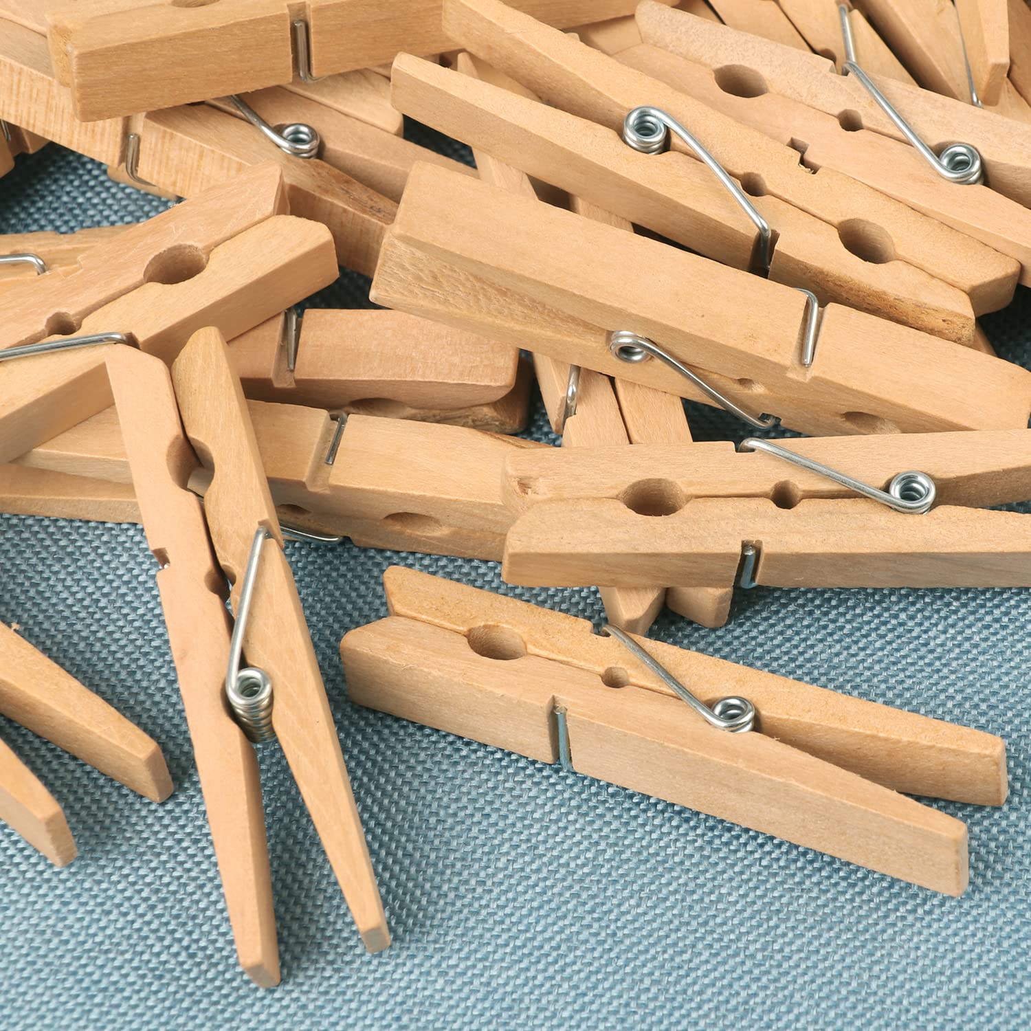 GNIEMCKIN Wäscheklammern aus Holz, 400 Stück, 7,2 cm, Wäscheklammern aus Holz, für den täglichen Gebrauch, Kleidung, Handtücher, Handwerk, Fotos, Kunstwand, von GNIEMCKIN.