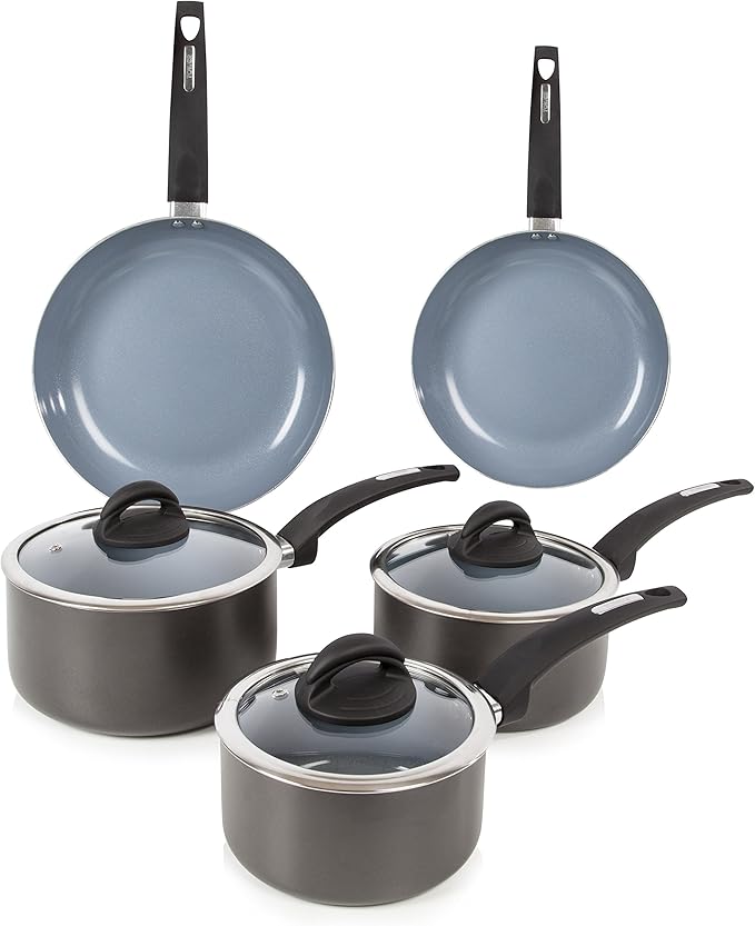 Tower T80303 Cerasure Induction Pots And Pans Set, Non Stick Ceramic