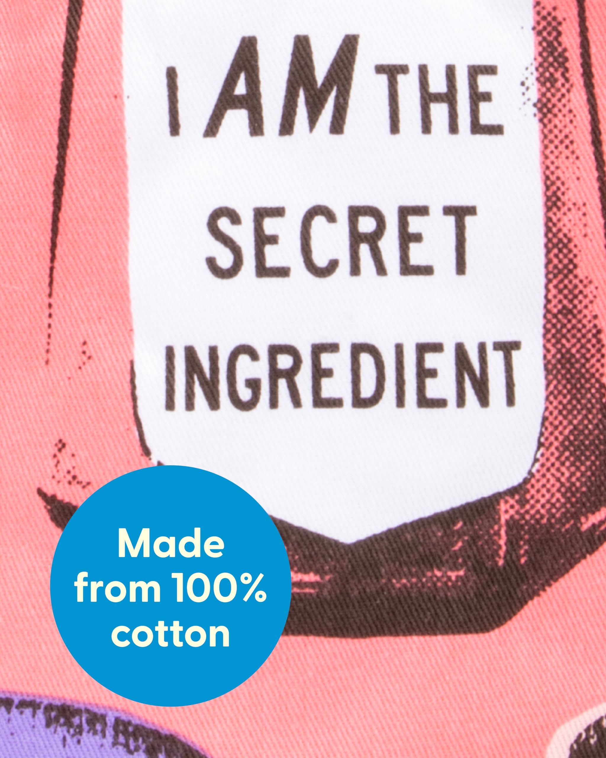 Blue Q B*tch I Am The Secret Ingredient Funny Oven Mitts, Home Kitchen Gifts, Cooking Accessories, Super-Insulated Quilting, Comfy Natural-Fitting Shape, Pot Holders, 100% Cotton, Size 12.5"L x 7.5"W