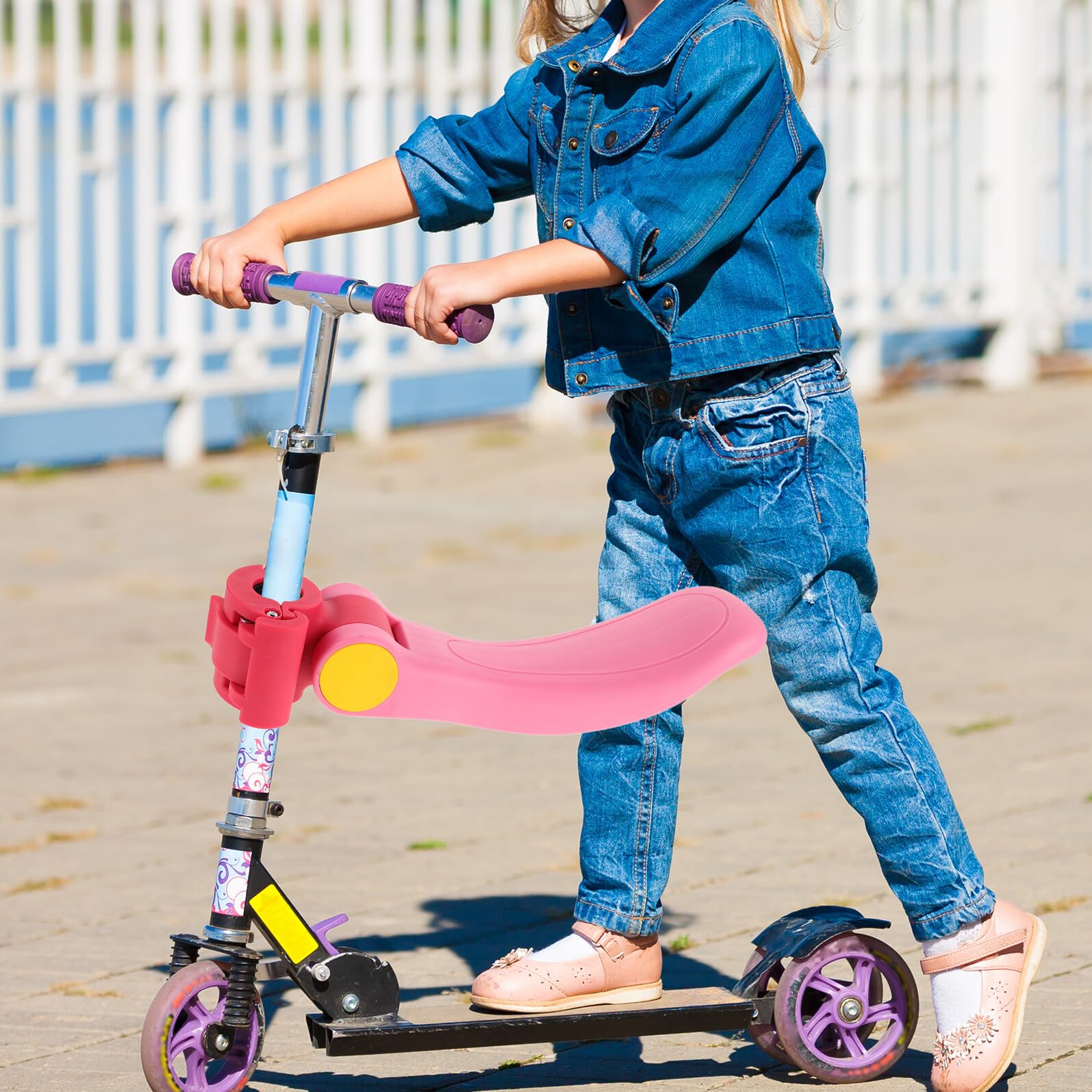 Sedile Pieghevole per Monopattino per Cuscino e Traspirante Accessorio Sicuro e Portatile per Passeggiate Comode