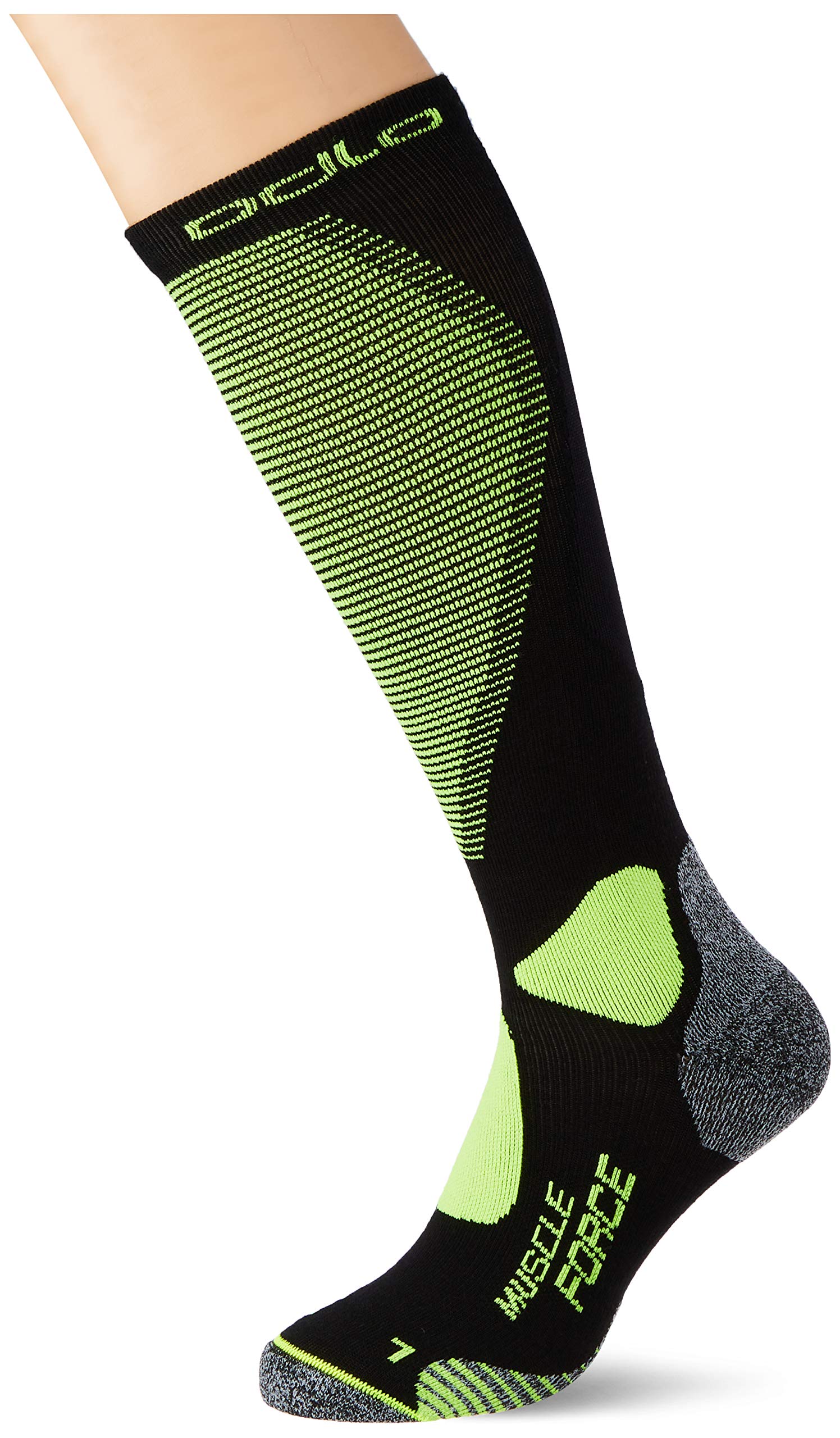 Odlo Muscle Force Ceramiwarm Chaussettes pour Homme M Noir/Jaune