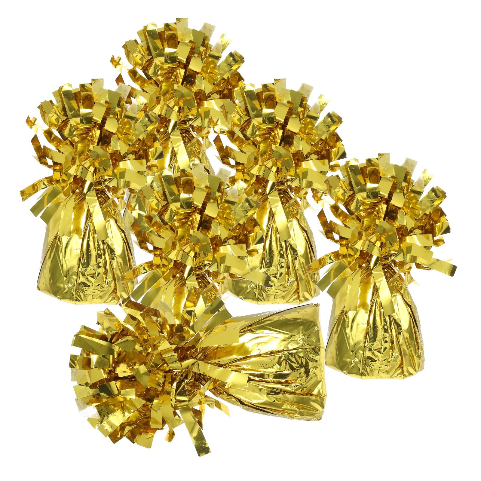 Ballongewicht 6 Stück Goldfolie Ballonbeschwerer mit Robustem Material für Themenpartys und Festlichkeiten Wie Hochzeiten und Geburtstage