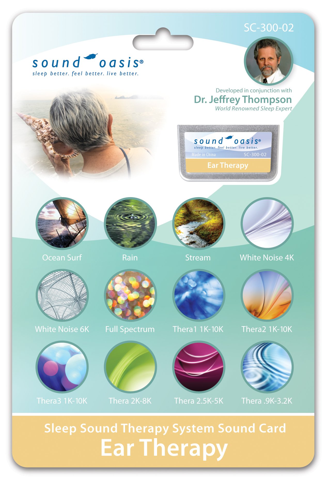 Sound Oasis Sound Card, Ear Therapy