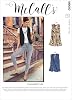 McCalls Pattern M8050A Misses' Unlined Vests in Two Lengths A (S-M-L-XL-XXL), Various