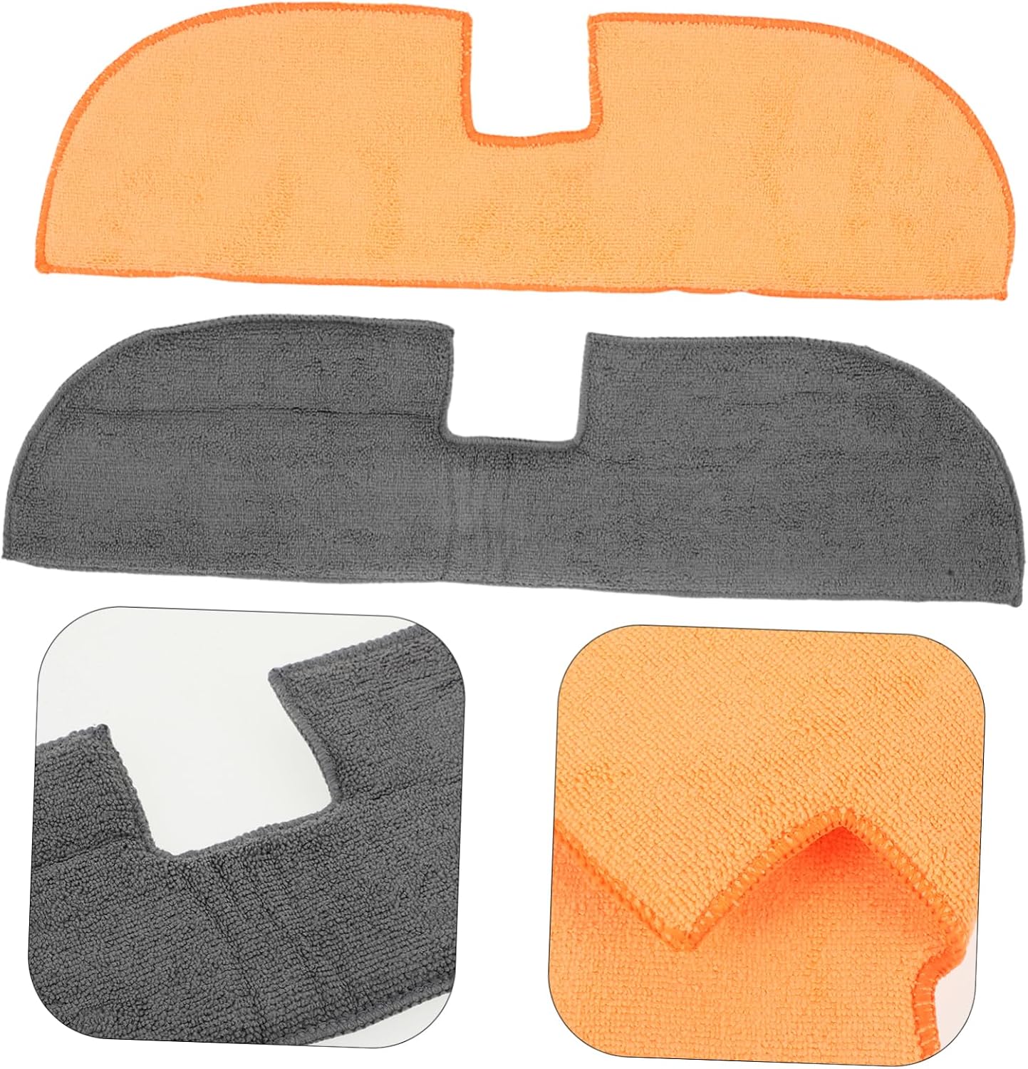 2pcs Reusable Faucet Absorbent Mats Kitchen Sink Splash Guard Water Drip Catcher for Bathroom Kitchen Splash Sponges Orange Gray