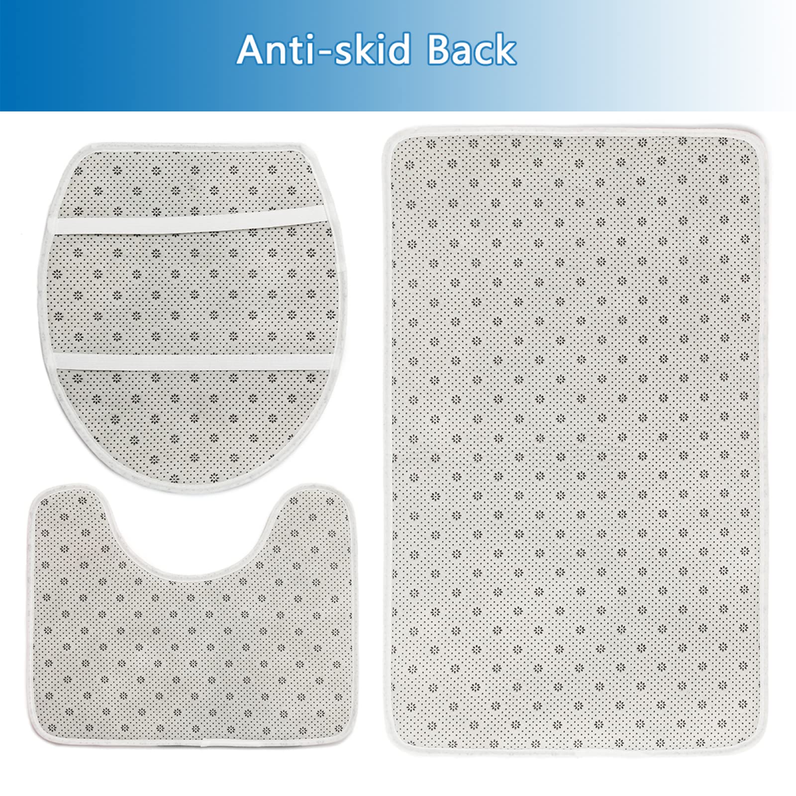 4-teiliges Duschvorhang-Set Libelle Grün – Mit Matte, WC-Deckelbezug & 12 Haken
