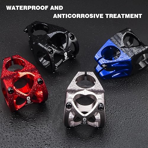 Miniatura 10 de MTB stem 31.8 stem Mountain Bike Stem Mountain Bike Handlebar Stem for Most Bike Road Bike MTB BMX