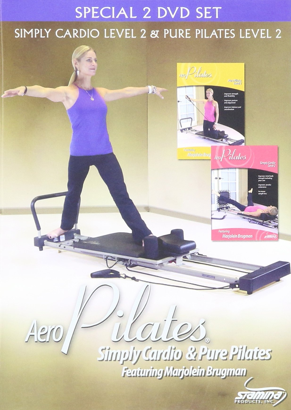 Aero Pilates: Simply Cardio & Pure Pilates Level 2 [DVD]