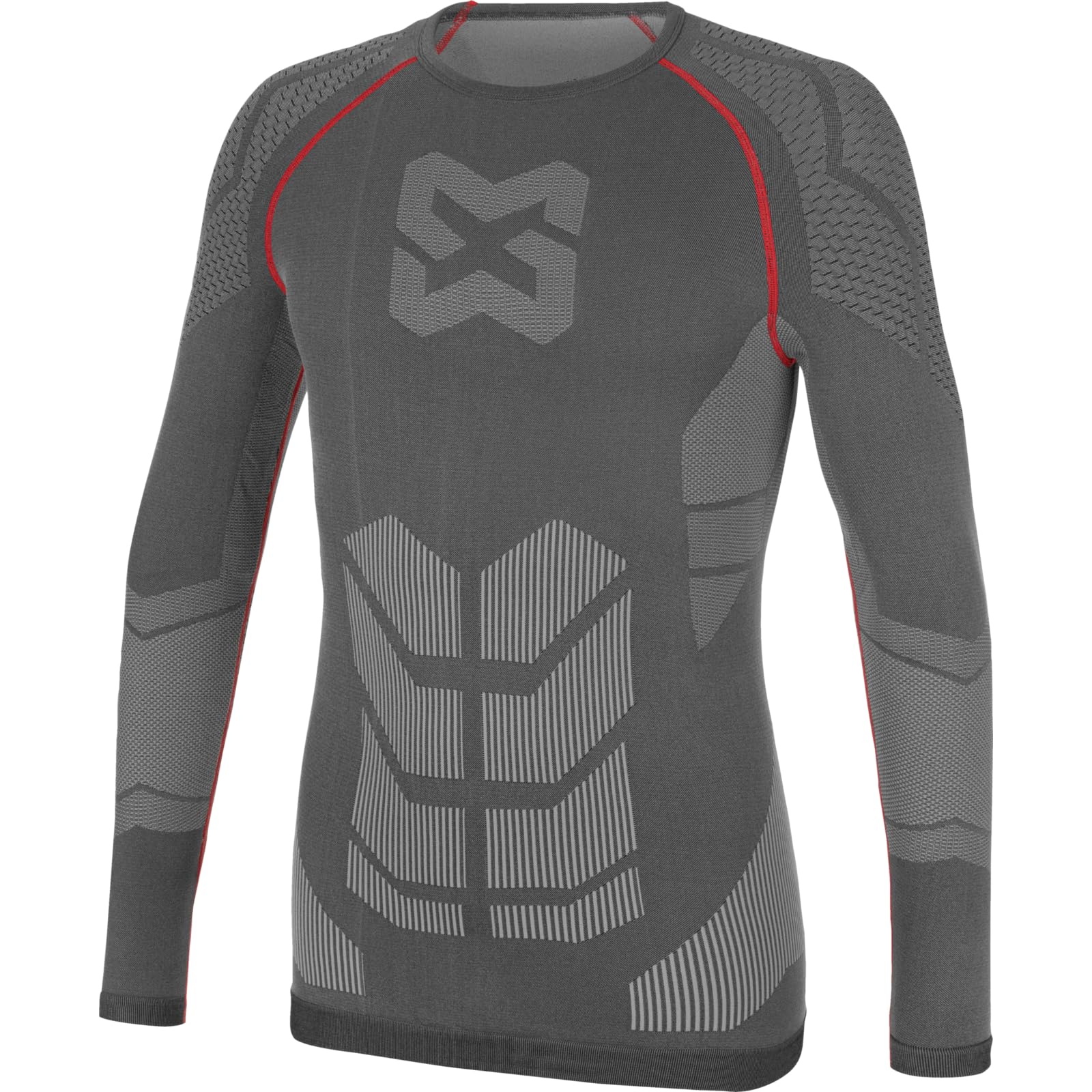 WÜRTH MODYF bequemes Thermounterwäsche Set für Herren und Damen Pro in schwarz rot - warme Ski Unterwäsche für den Winter - körpernahe Passform - in den Größen S - XXL