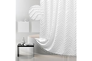 Boho Shower Curtain: Embroidered Elegance for Your Bathroom