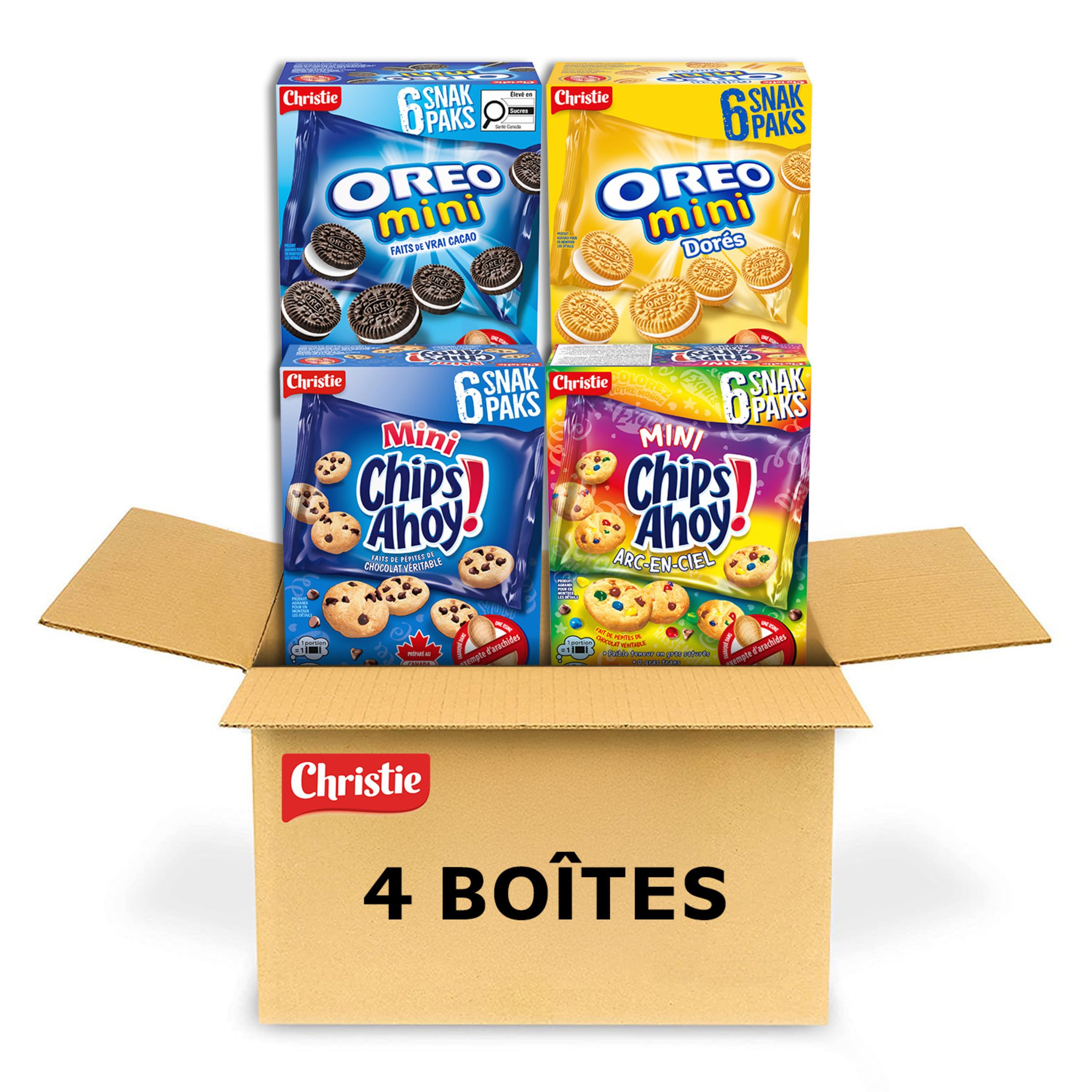 Mini OREO and CHIPS AHOY!, 24 Snack Packs (individually wrapped