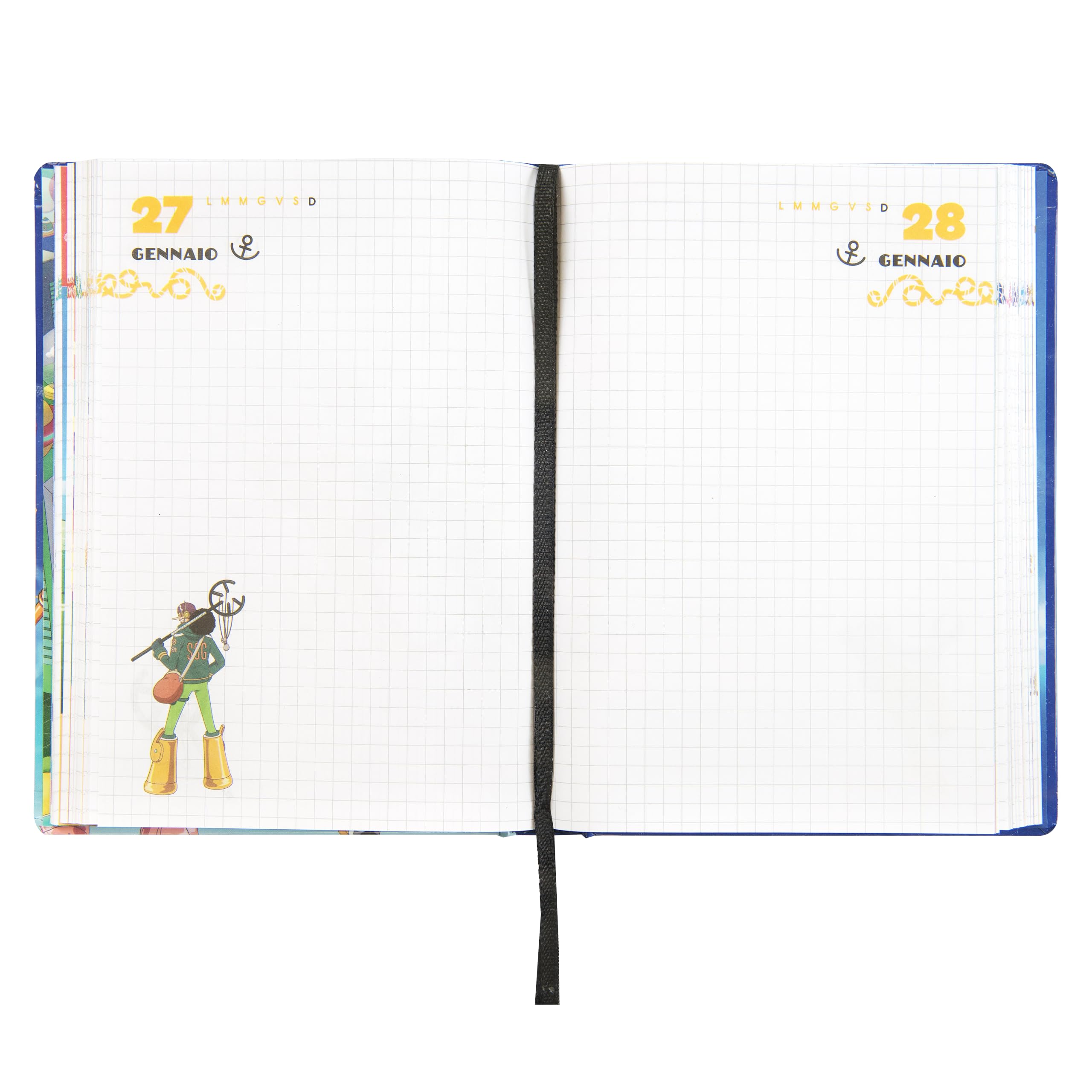 One Piece Diario Scuola Ufficiale 12 Mesi 320 Pagine Copertina Imbottita 13x17,8H