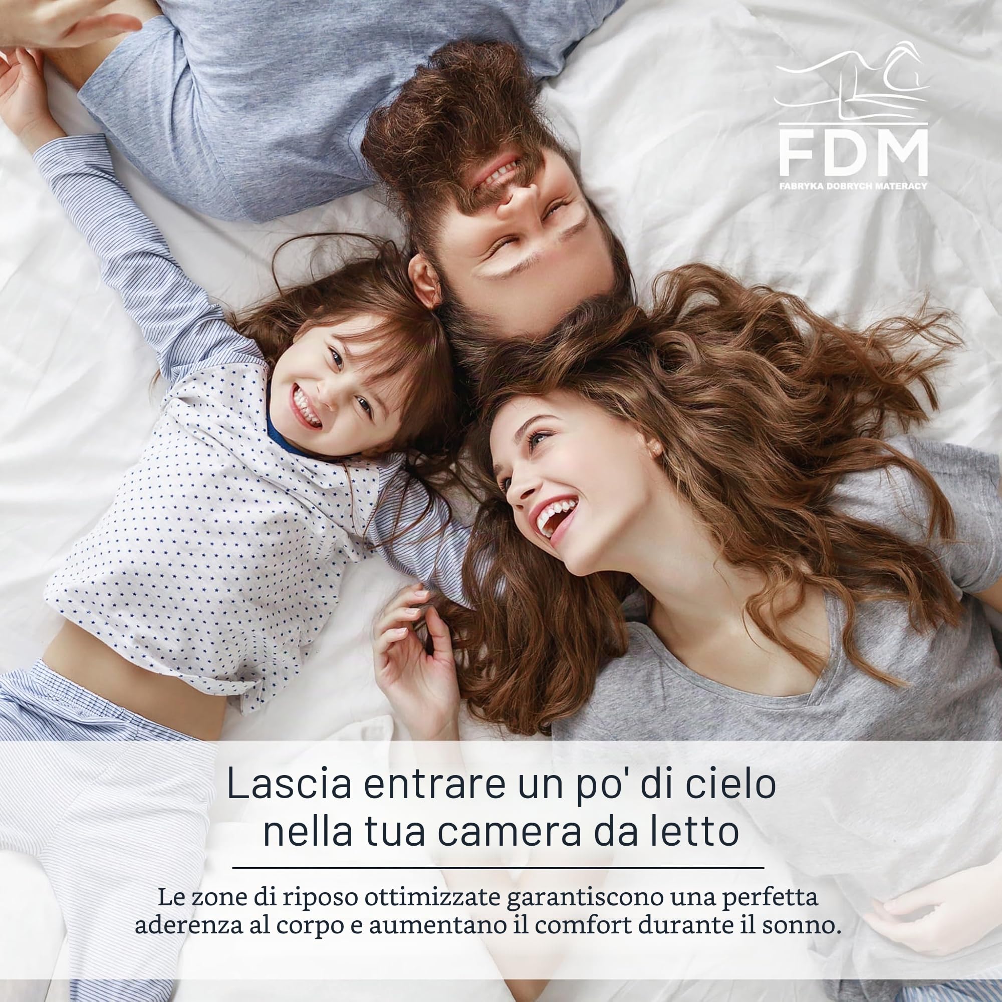 FDM MEDIC MAX Materasso una Piazza e Mezza 120x200 cm Alto 23 cm Materasso a Molle Insacchettate con Schiuma di Memoria Grado di Rigidità H3 Due Lati 7 Zone di Comfort OEKO-TEX Anallergic