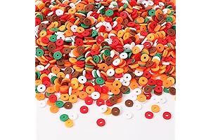 4200PCS Thanksgiving Craft Fall Clay Beads