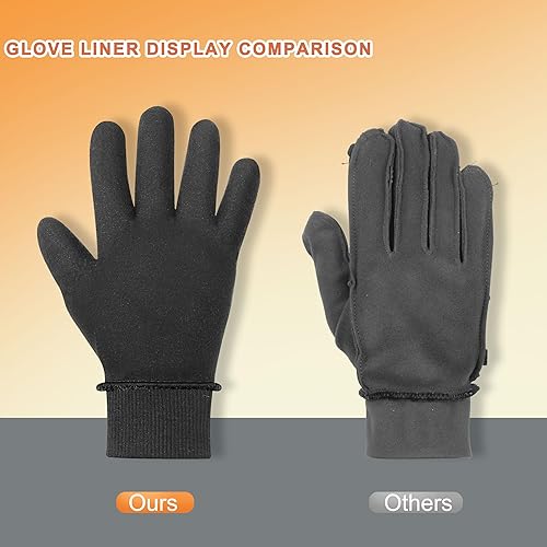 Miniatura 3 de ihuan Guantes impermeables de invierno para hombres y mujeres, cálidos, para correr, ciclismo, nieve, esquí, para clima frío, material térmico