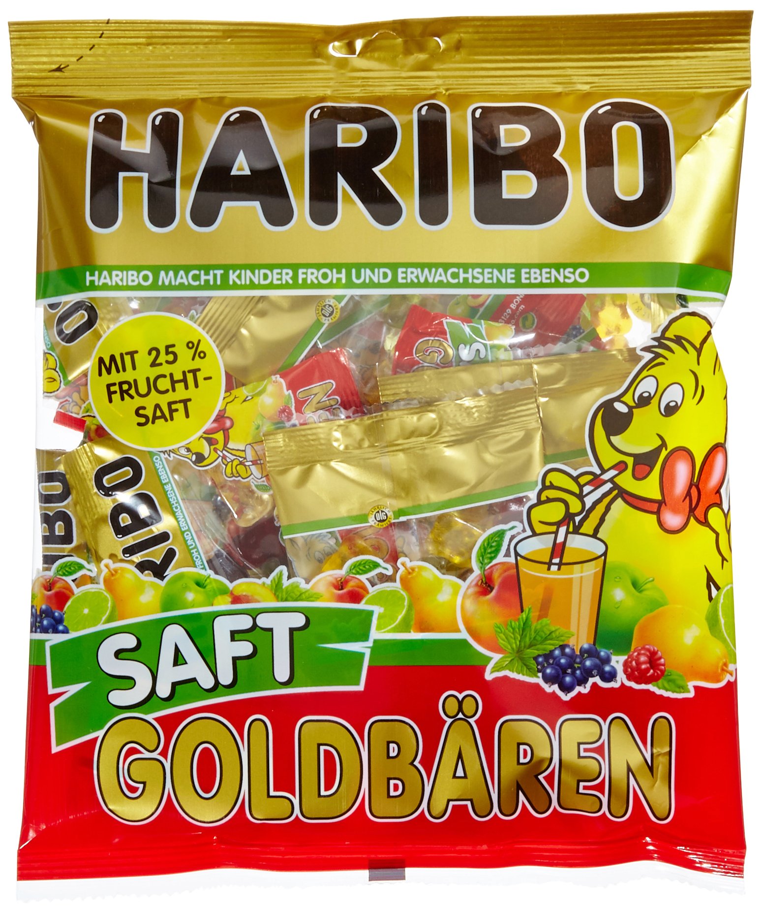 Haribo Saft-Goldbären Minis,20er Pack (20x 220 g Beutel)