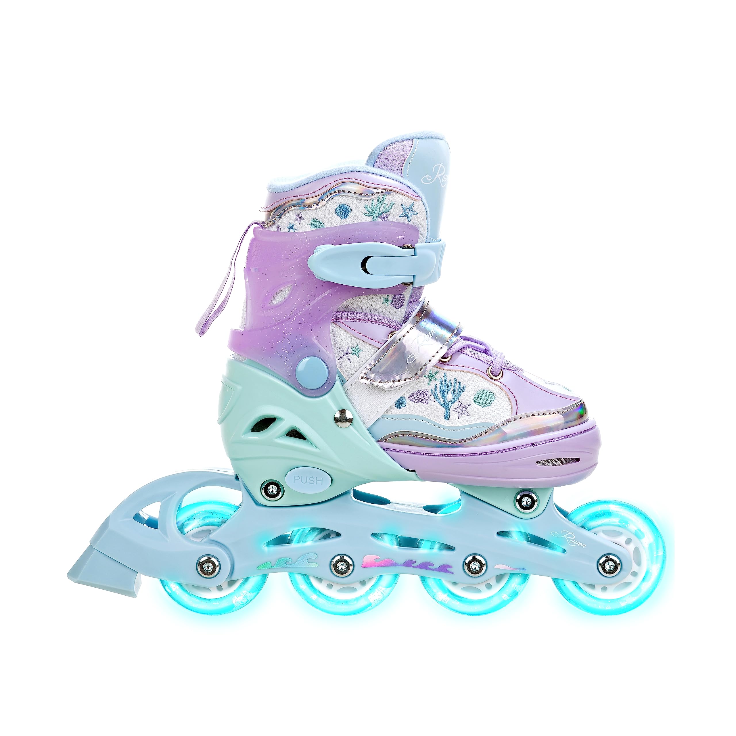 RAVEN Advance 2in1 Pattini da ghiaccio Pattini in linea Inline Skates per bambini e adulti regolabili