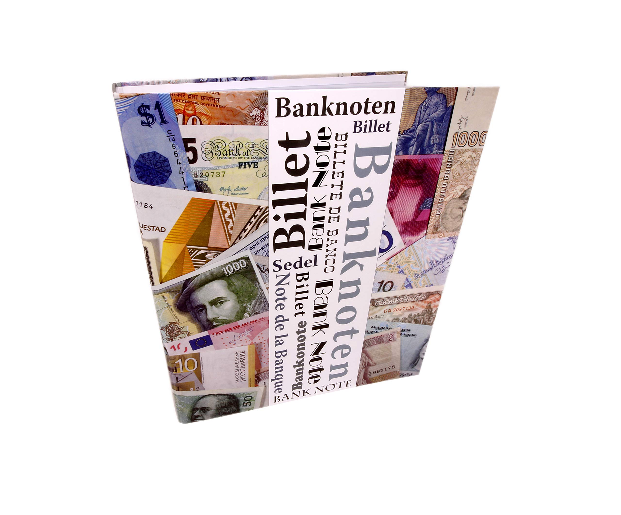 SAFE Album de billets de banque avec 20 pages pour jusqu'à 55 billets