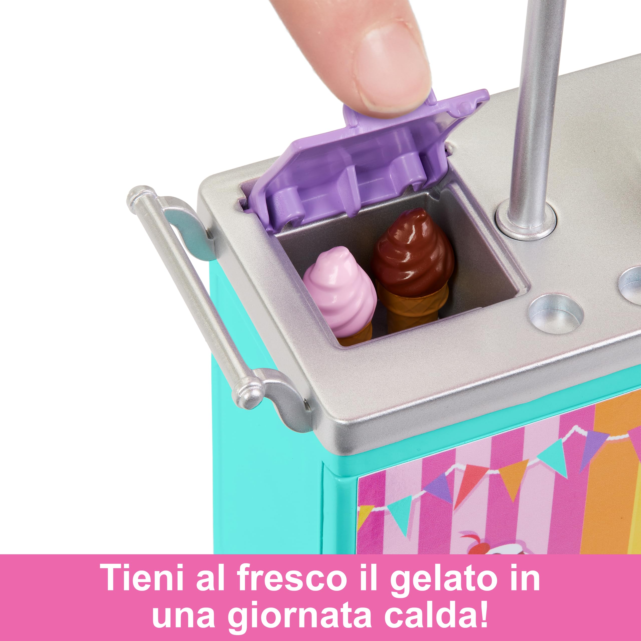 Barbie - Passerella sulla Spiaggia, playset con bambole Brooklyn e Malibu, un chiosco, un punto di ristoro, un cucciolo e 30+ accessori inclusi, giocattolo per bambini, 3+ anni, HNK99