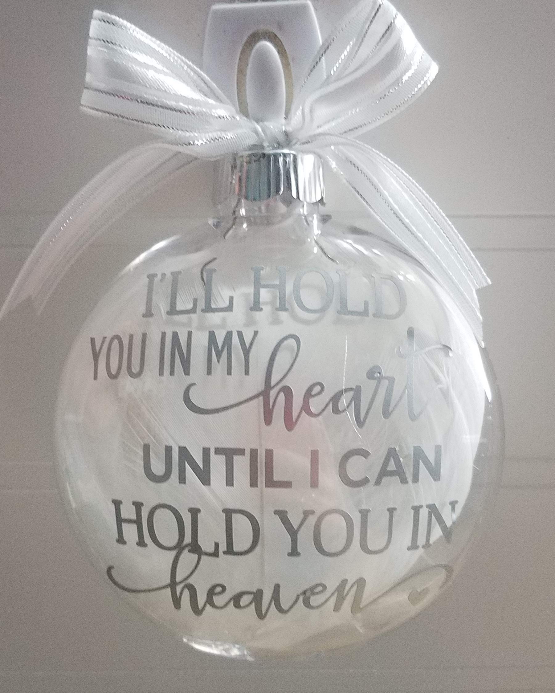 baby in heaven christmas ornament