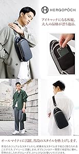 Amazon | [エルゴポック] ワンショルダーバッグ ダークブラウン HG-06I