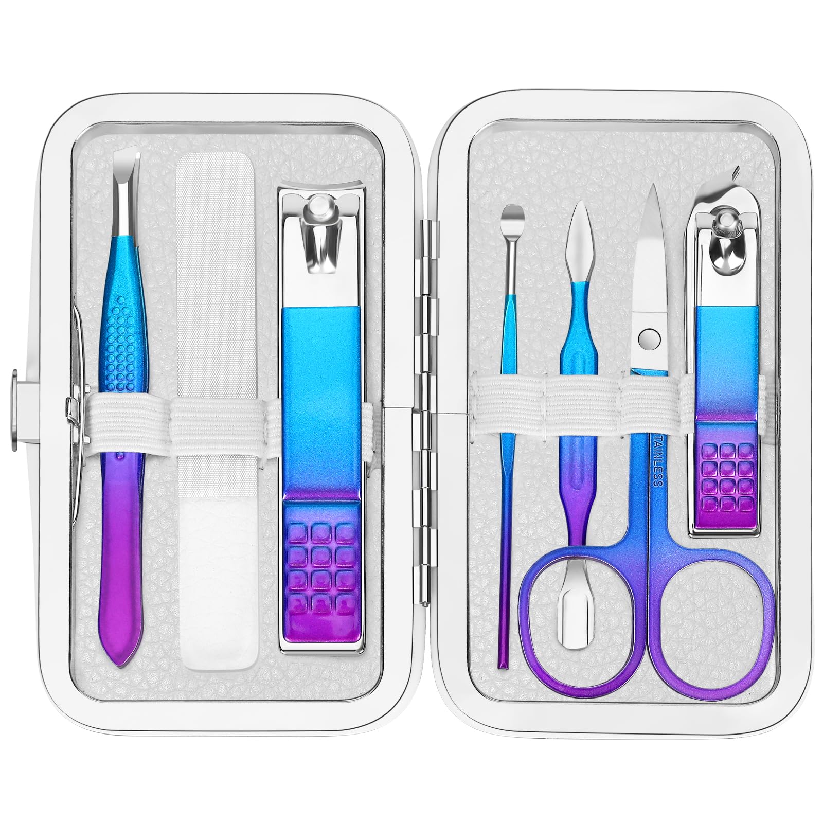 Manicure Set Nail Clipper Set Personal Care Grooming Kits Travel Nail Care Set Manicure Tools Fenlebeneil Nail Clippers Pedicure Kit Basic Nail Tools Gift for Men Women