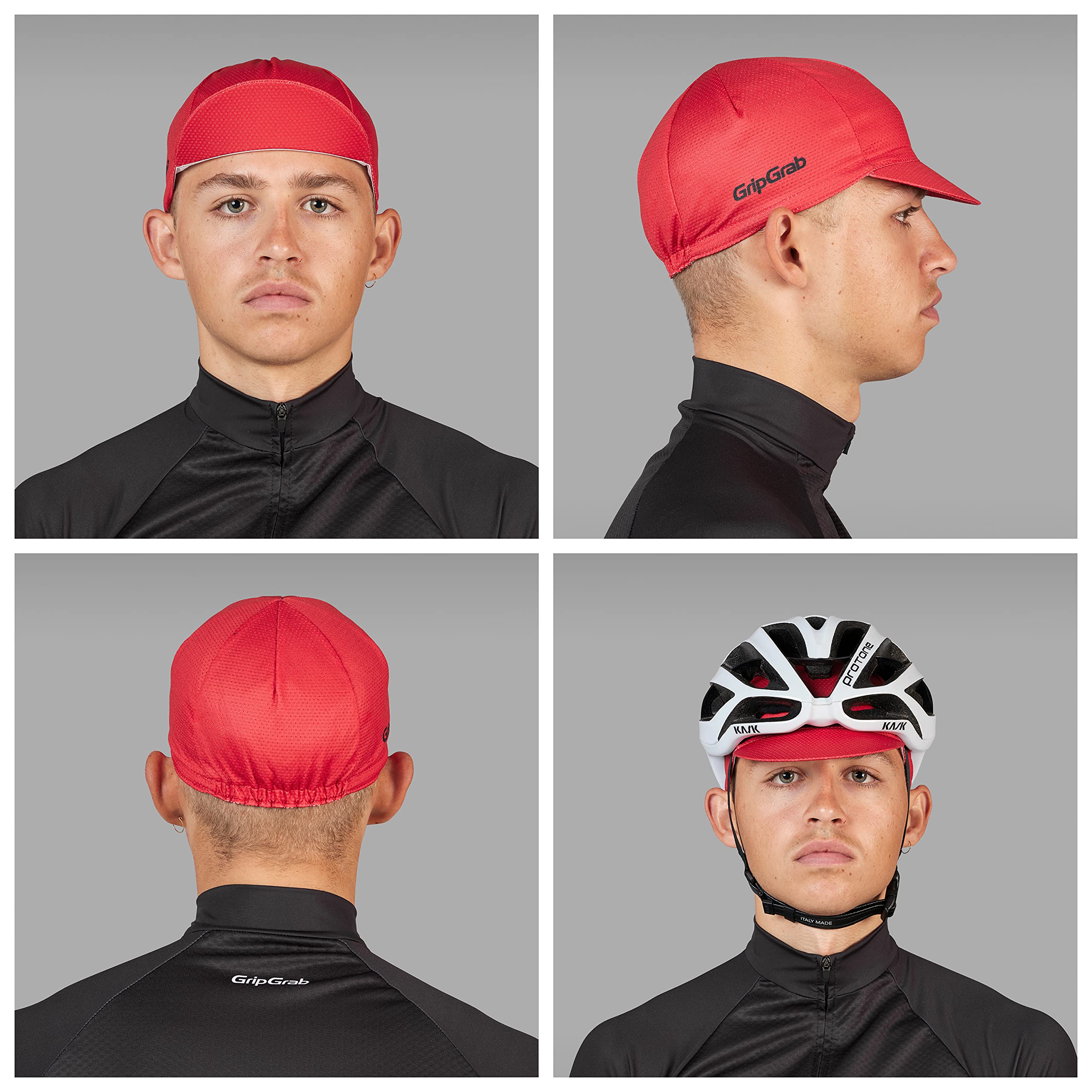 GripGrab Lekka czapka na lato Cycling Cap ochrona przed promieniowaniem UV kask rowerowy czapka retro kolarstwo siatka ochrona przed muchami czapka rowerowa
