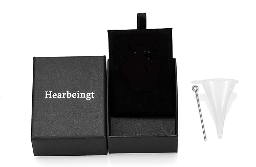 Miniatura 7 de Hearbeingt Joyería de cremación para cenizas, collar de urna para cenizas humanas y mascotas, joyería conmemorativa de elefante para mascotas para