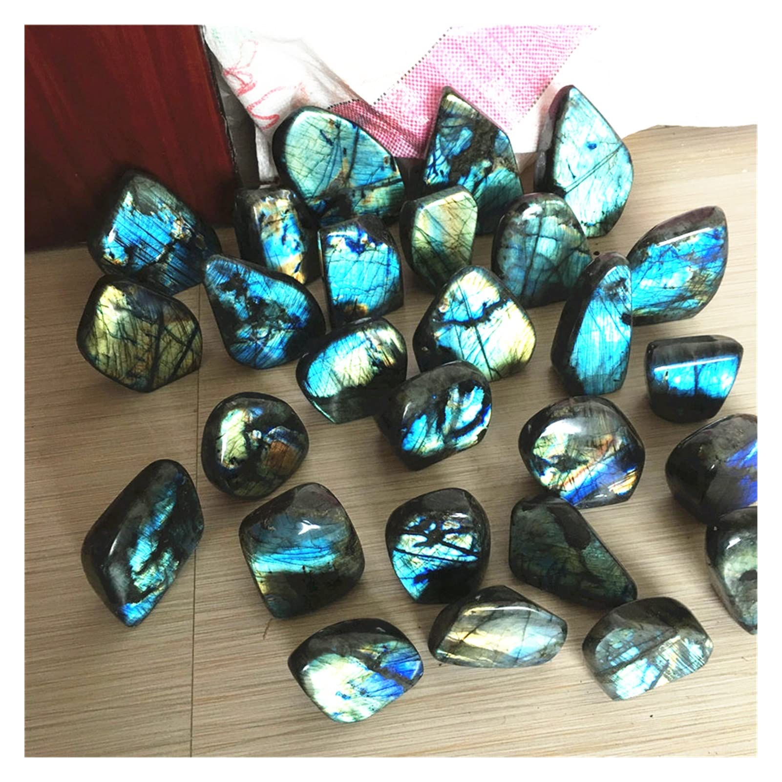 Amazon｜天然水晶石 Labradoriteクリスタルナチュラルクォーツ