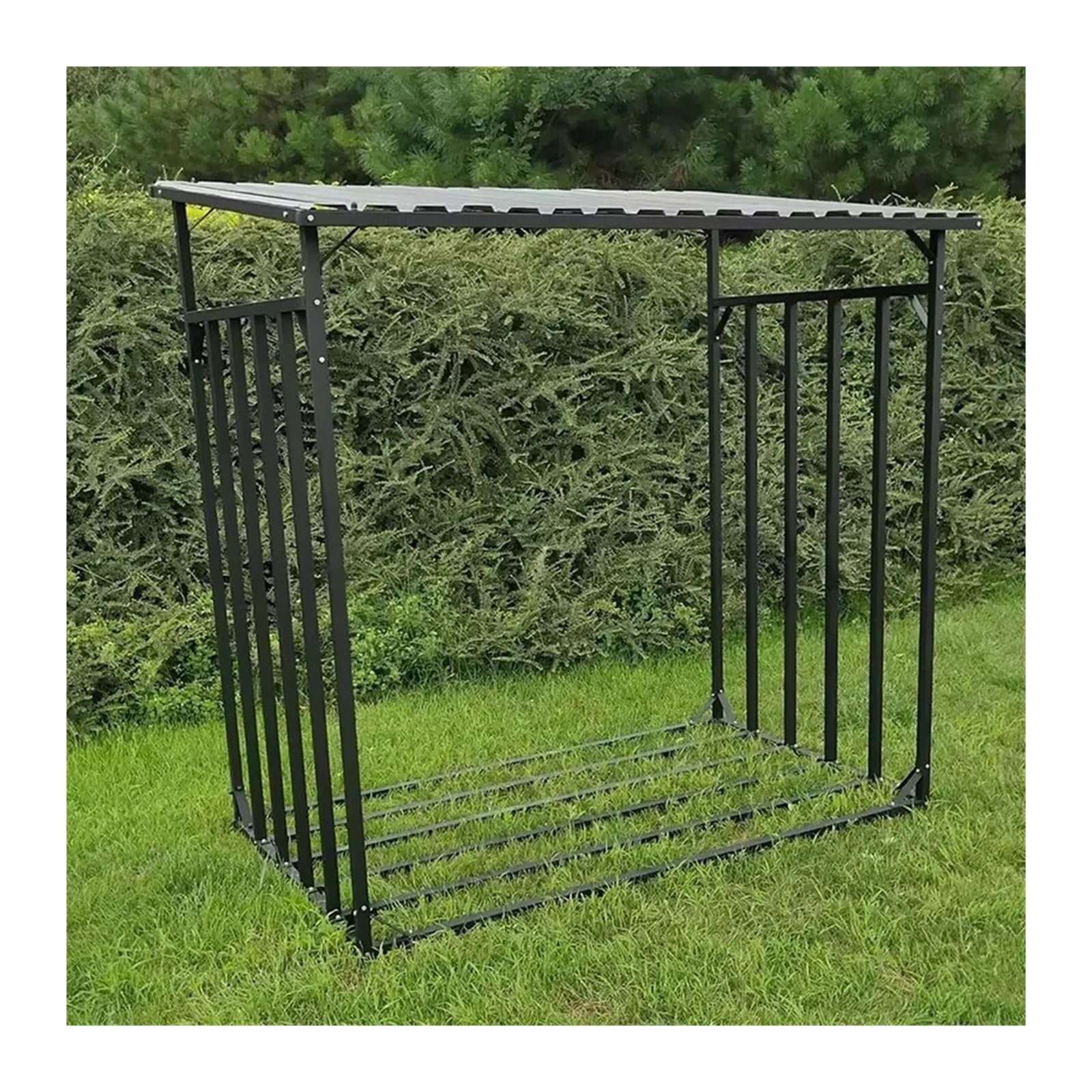 Portalegna Da Esterno Portalegna da ardere for patio esterno | Supporto in legno resistente alle intemperie for rack di stoccaggio in acciaio ad alto carico