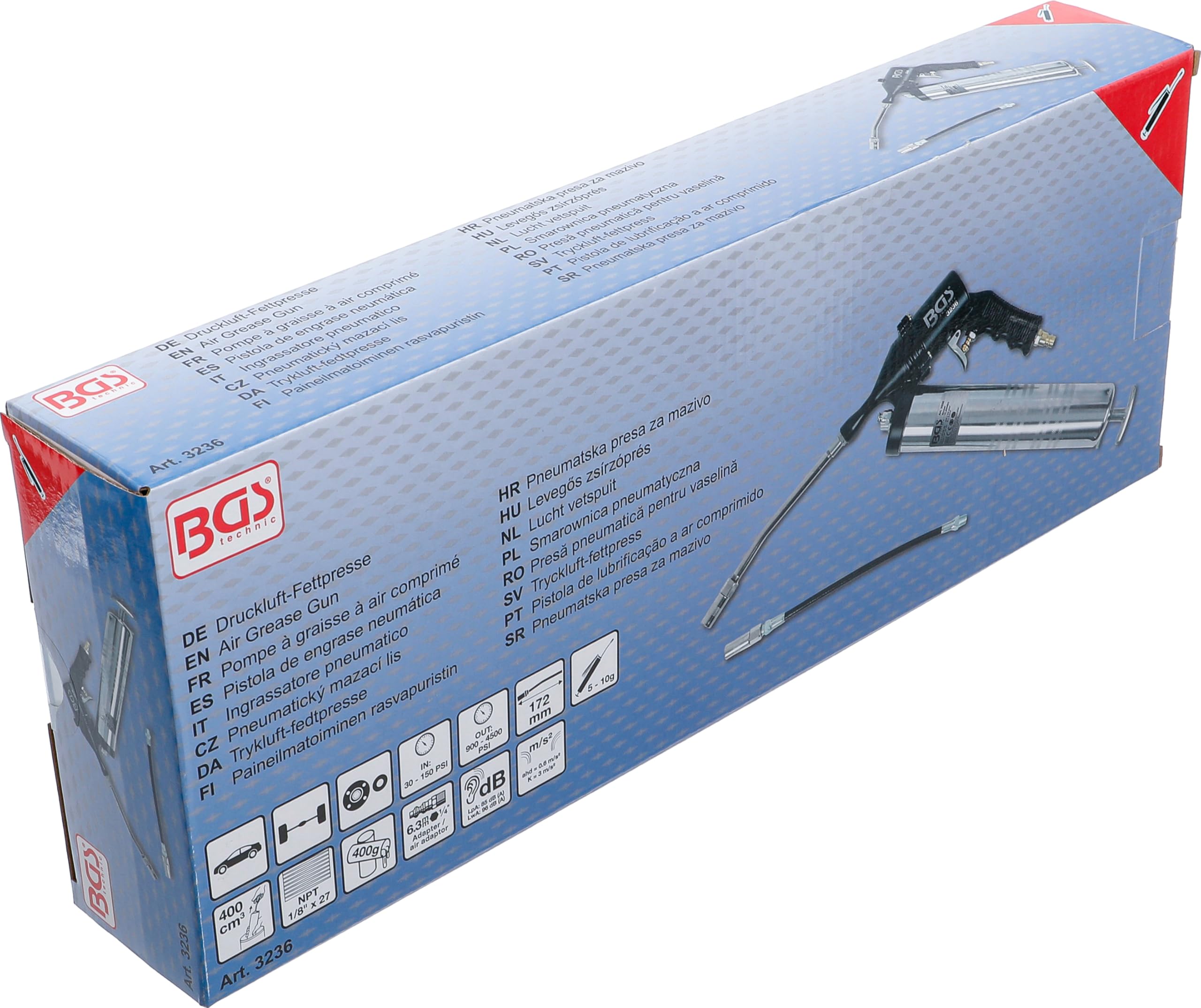 BGS 3236 | Ingrassatore pneumatico | 400 cm³