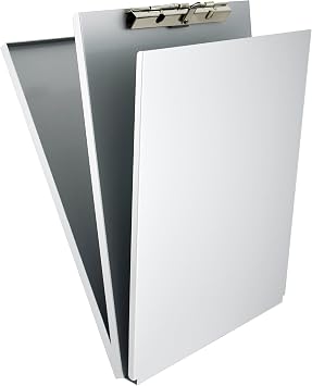 Saunders Recycled Aluminum A-Holder Form Holder Letter Size Form Holder with Hinged Writing Plate. Office Supplies