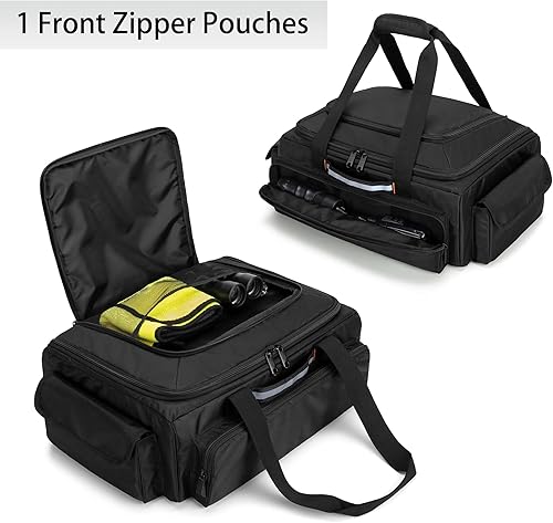 Miniatura 4 de samdew Bolsa de almacenamiento debajo del asiento, organizador de camión para asiento trasero para SuperCrew y Crew Cab, funda de almacenamiento de