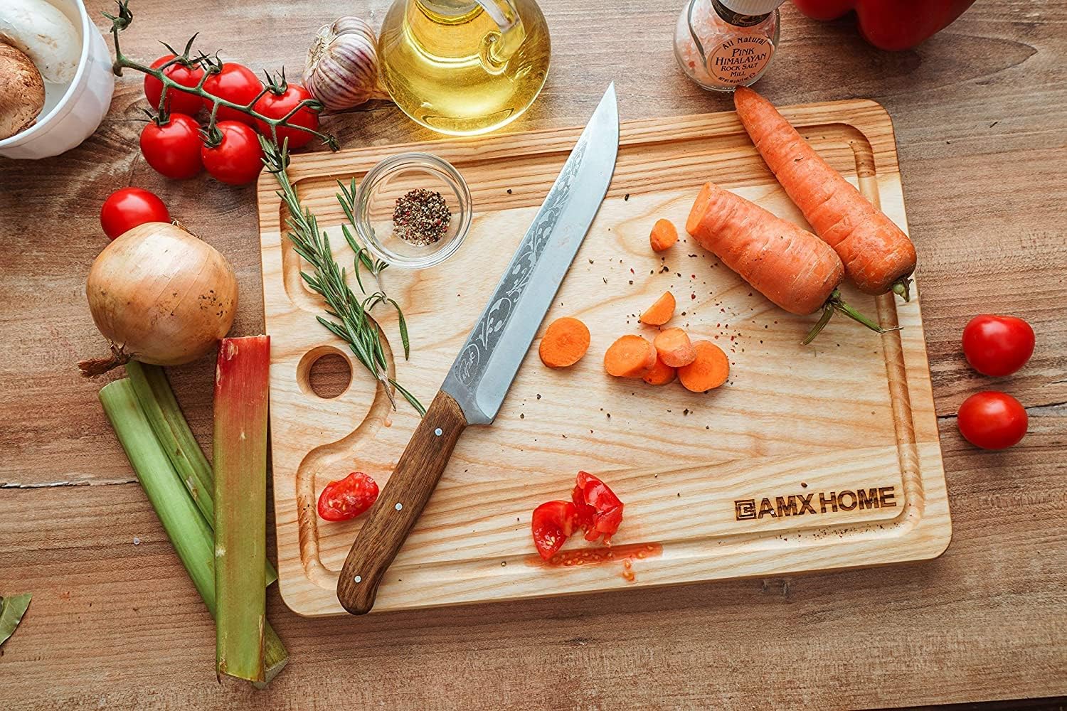 Tabla de cortar de fresno