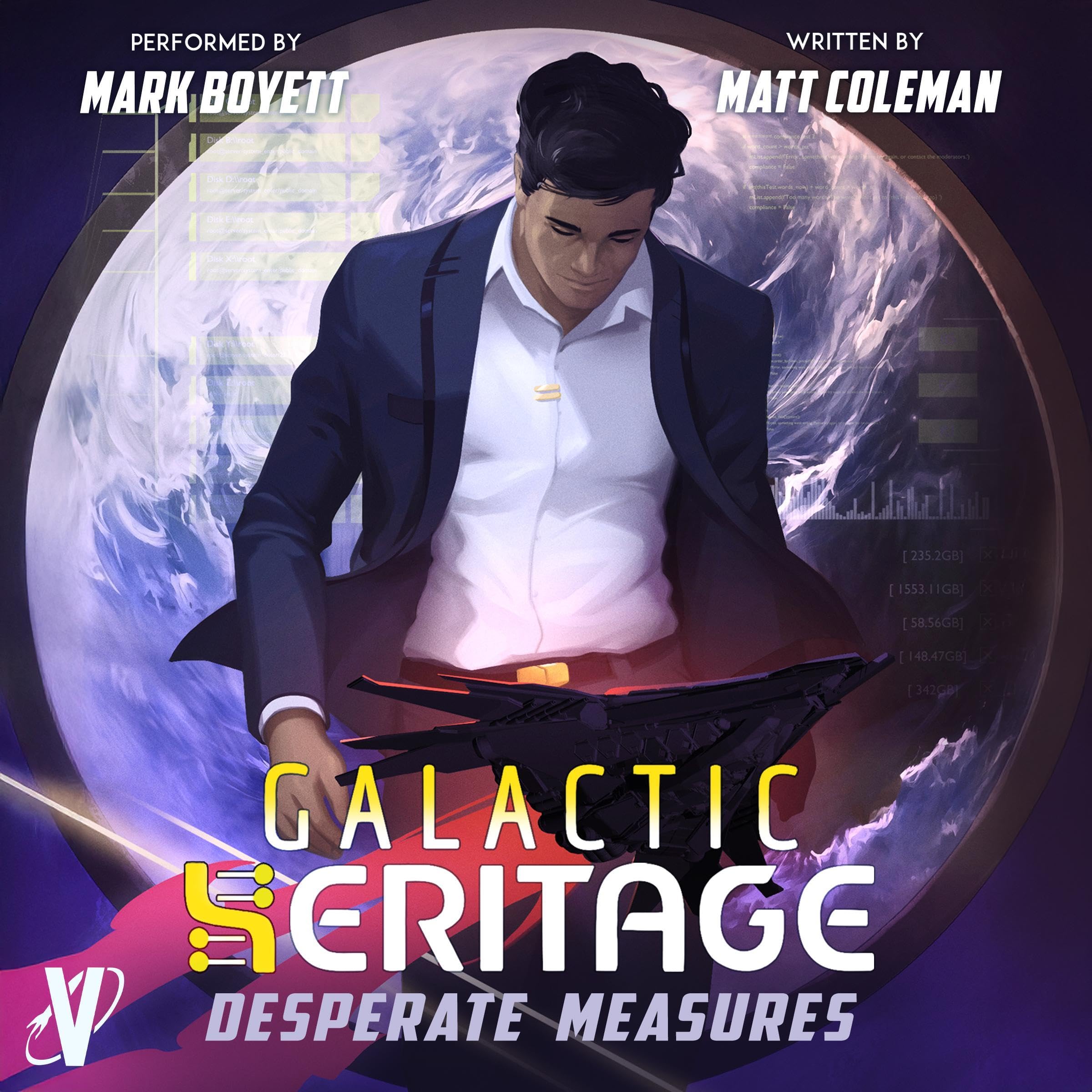 Cover art for Desperate Measures: Galactic Heritage, Book 5