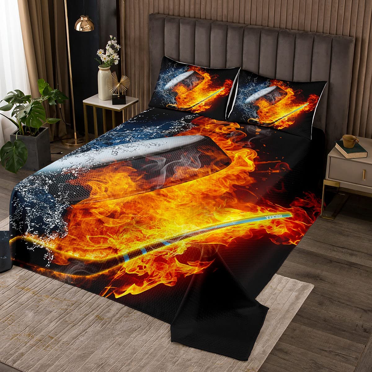 Loussiesd Kobra Steppdecke 240x260cm - Wildtier Pri Produktbild-Vorschau 8