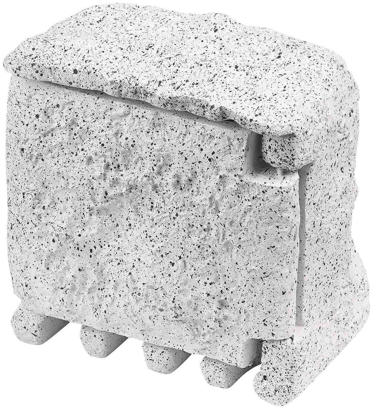 Royal Gardineer presa a spina in pietra: 2-fach-Gartensteckdose, con timer, 230 V, 3.680 W (presa da giardino impermeabile, prese esterne con timer, effetto pietra)