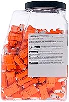 Vista 9 de Ideal Electrical 30-352J - Enchufe de alimentación de desconexión para luminarias, 2 cables, naranja, (paquete de 150)