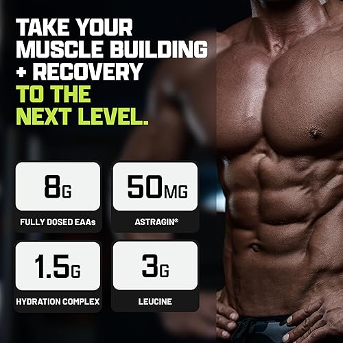 Miniatura 4 de Nutrex Research EAA Hydration  EAAs + BCAA Powder  Recuperación muscular, fuerza, construcción muscular, resistencia  8G Aminoácidos esenciales +