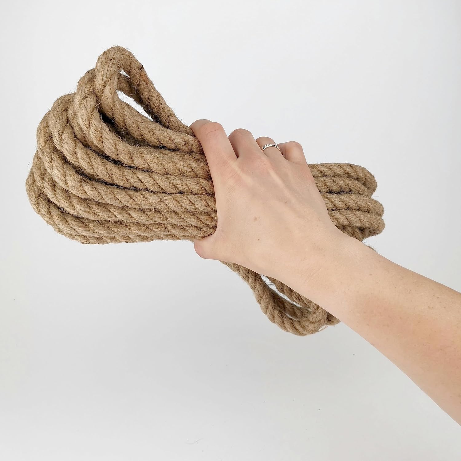 D.RECT - Jute Rope 12 mm 10 m Natural Fibres Jute Yarn Jute Rope