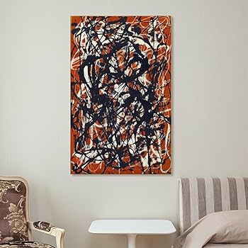 Amazon.co.jp: Jackson Pollockジャクソン・ポロック代表作絵画