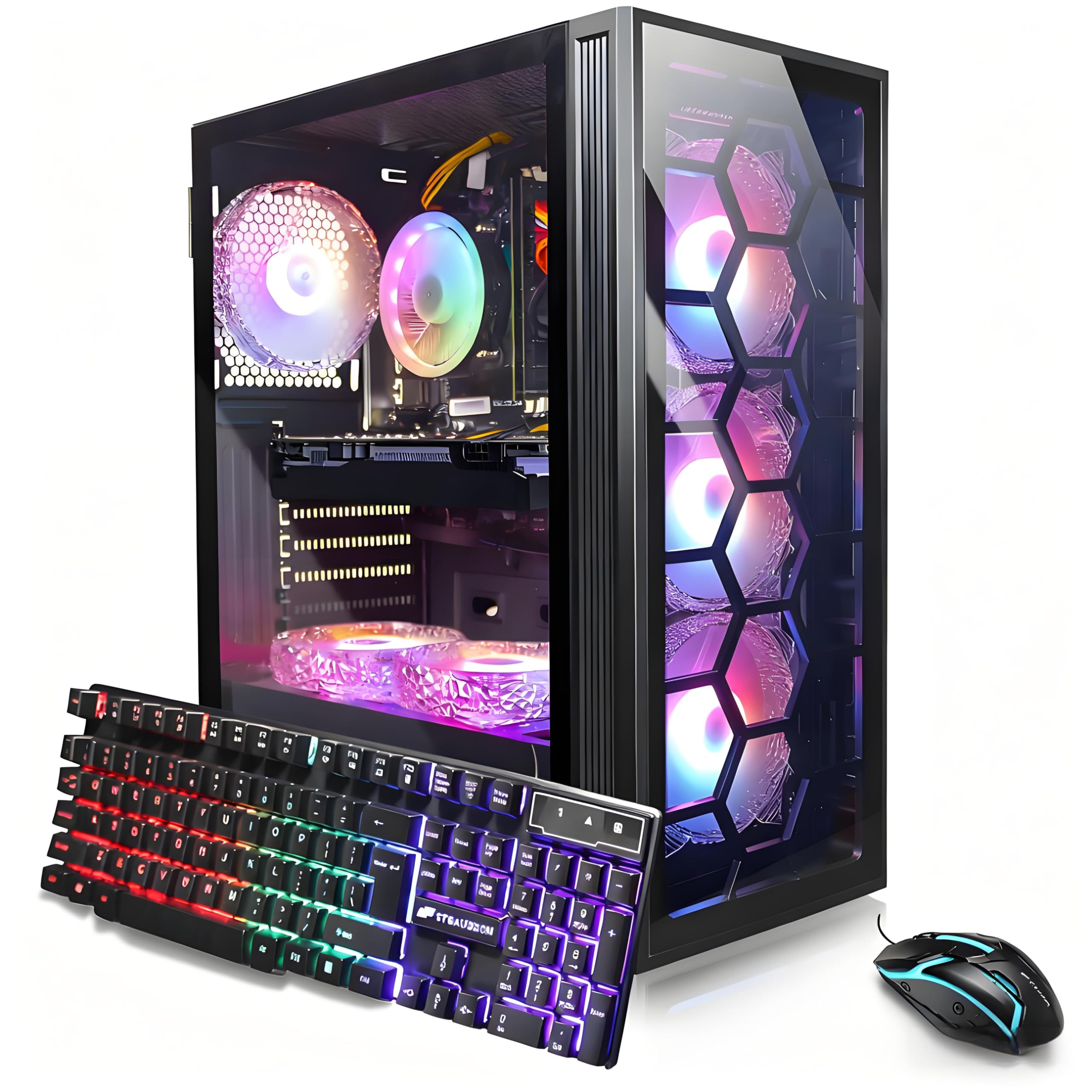 Amazon.com: STGAubron Gaming PC Desktop, AMD Ryzen 5 2600 up