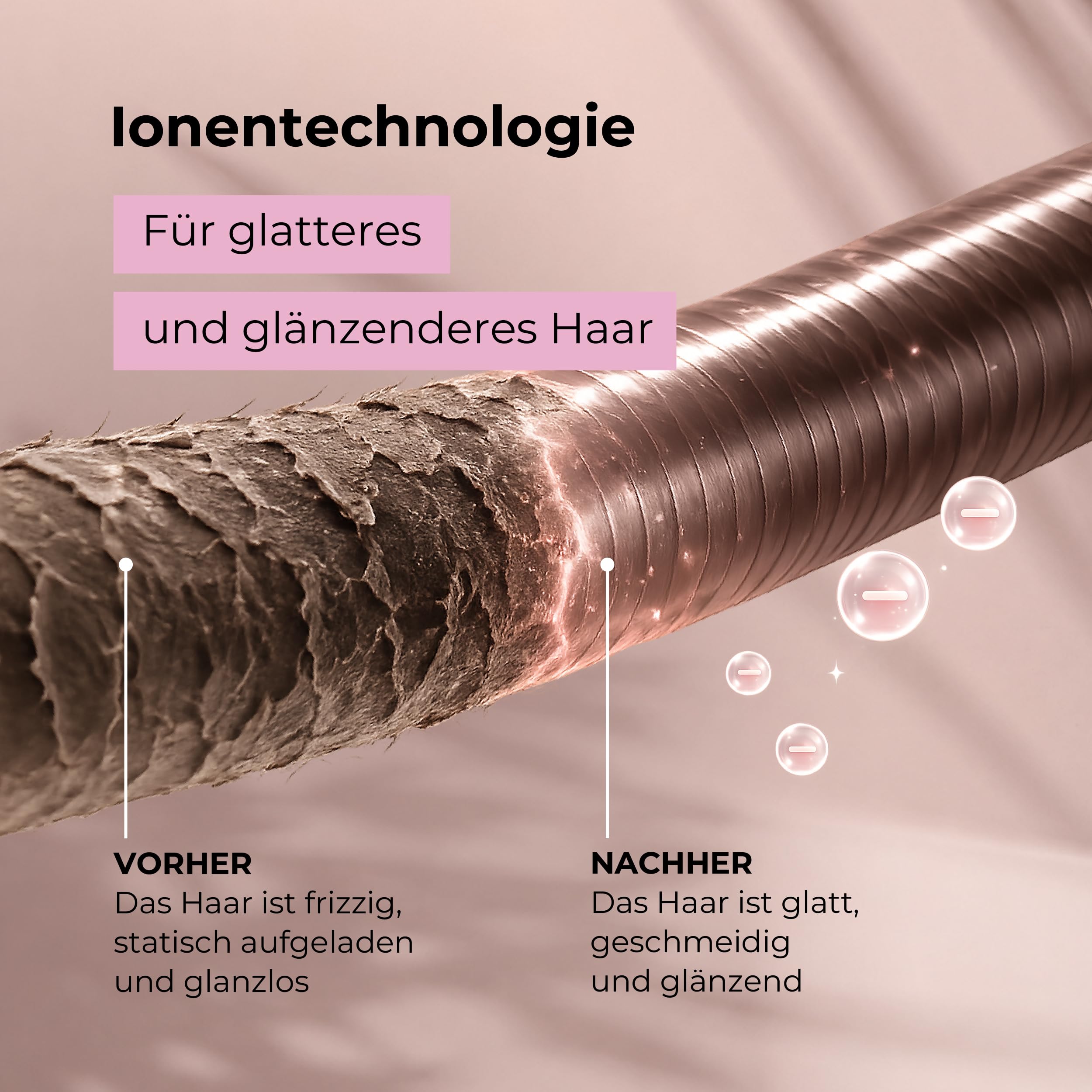 Föhn mit Diffusor, 1800 W Ionen-Haartrockner mit BLDC-Motor, klappbarer High-Speed-Fön, 110.000 U/min, LED-Display, 4 Temperaturstufen, 3 Luftstufen, Kaltluft, 2 Stylingdüsen