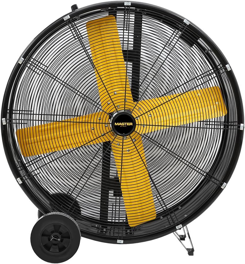 Master Professional High Capacity Direct-Drive Barrel Fan, 36-inch, 1/2hp motor, 2 Speed, 13,000 CFM, OSHA Compliant - MAC-36D