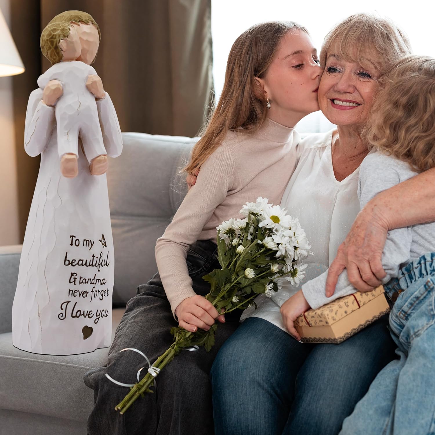 Grandma Gifts, Gifts for Grandma, Sculpted Hand-Painted Figurine - Image 5